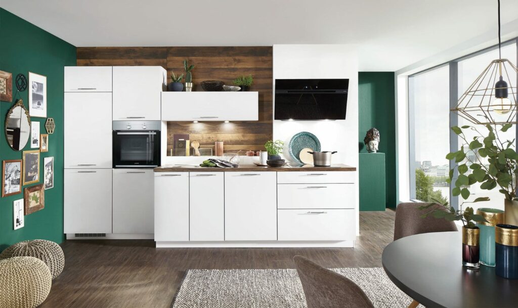 Nobilia Matt White Compact Kitchen 2021 | Kutchenhaus, Sevenoaks