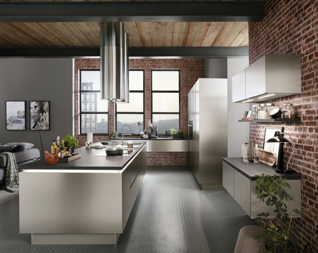 Nobilia Metallic Handleless Kitchen 1 | Kutchenhaus, Sevenoaks
